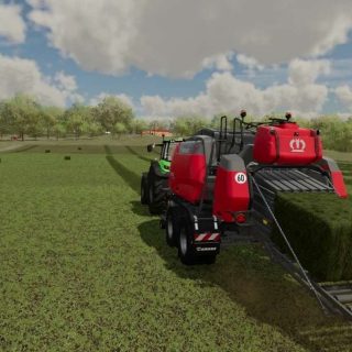 KRONE Big Pack 1290 HDPVC V1 0 FS25 Mod FS22 Mod