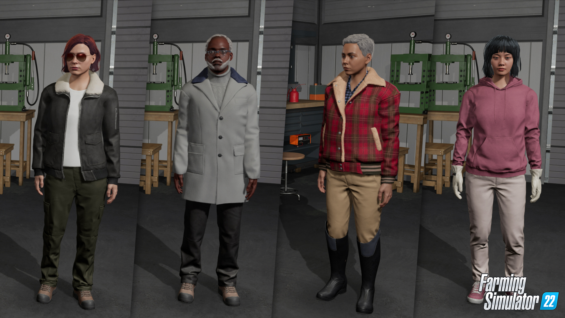 Nuovo creatore di personaggi in Farming Simulator 22 