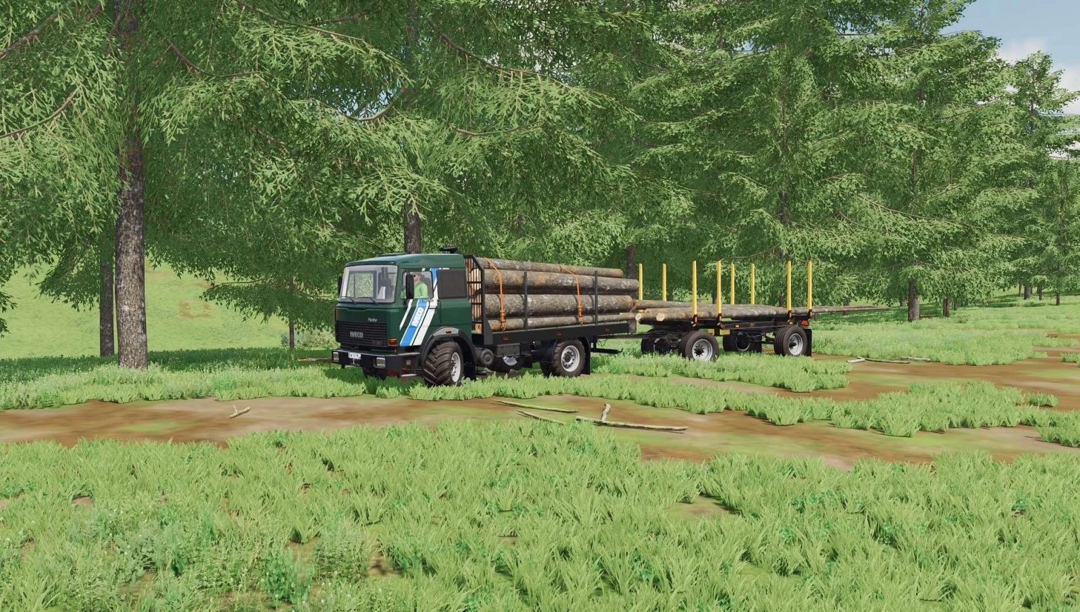 Iveco 190 38 Flatbed Autoload V1250 Farming Simulator 22 Mod Fs22 Mod 3375