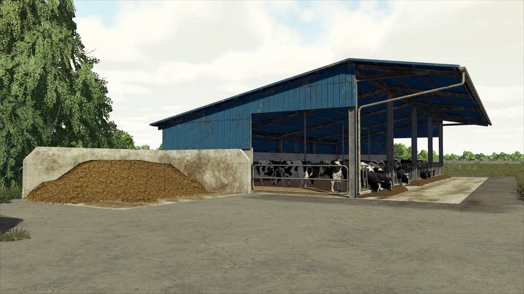 Cowshed Fatto Da Sé V10 Farming Simulator 22 Mod Fs22 Mod 4682