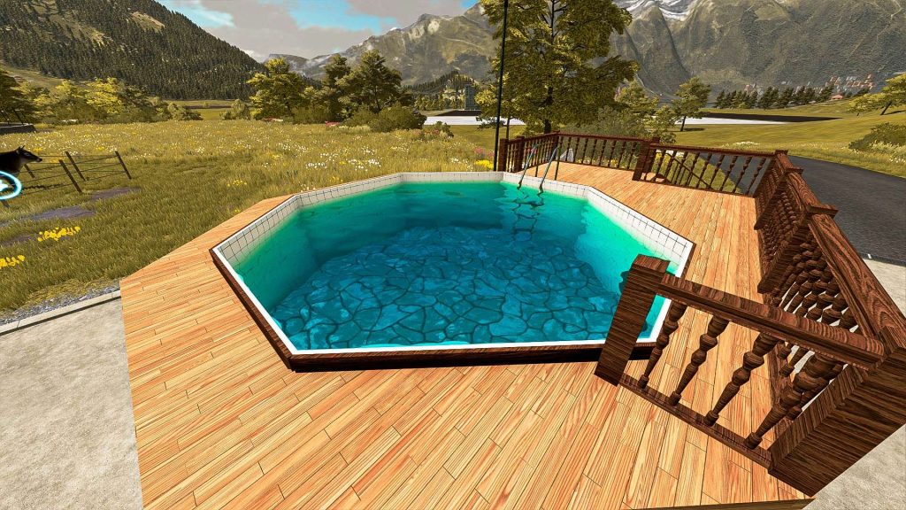 Piattaforma Per Piscina In Legno V1000 Farming Simulator 22 Mod Fs22 Mod 5041