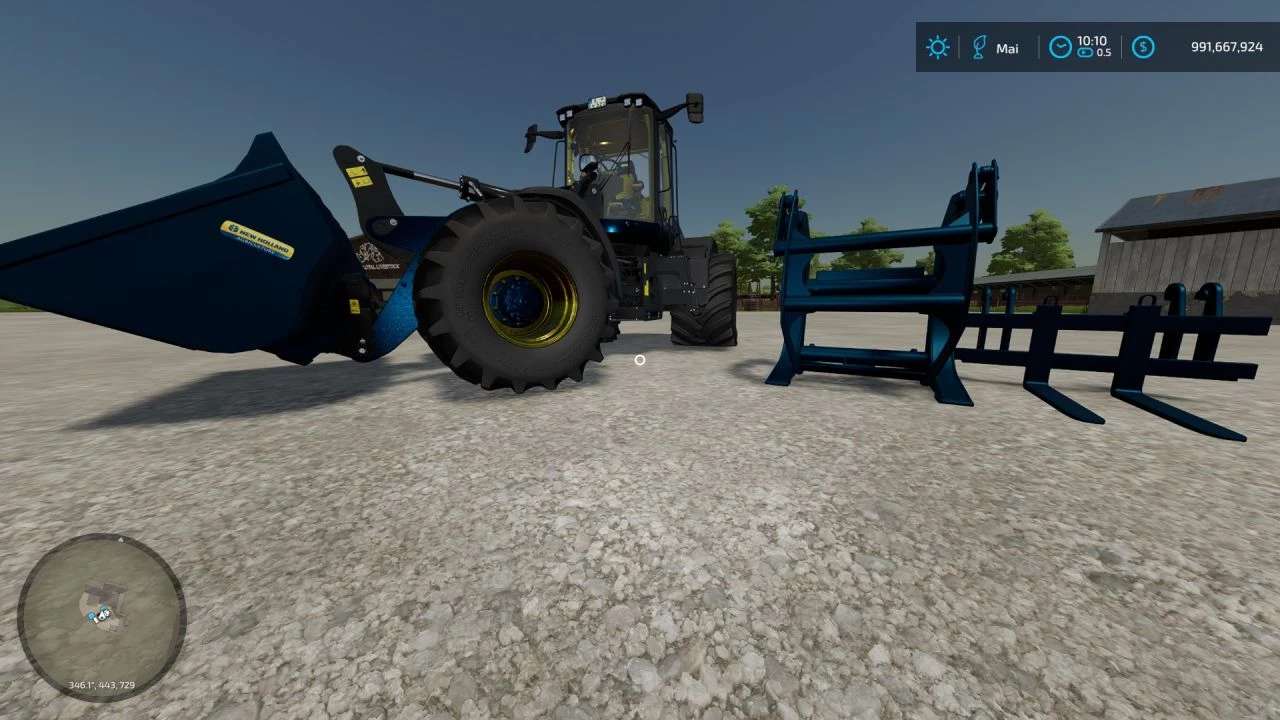 New Holland W190d Terrafarm V1000 Farming Simulator 22 Mod Fs22 Mod 6892