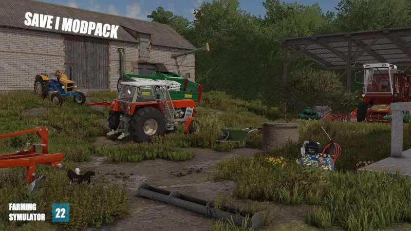 Mega Save And Modpack Połowa V1000 Farming Simulator 22 Mod Fs22 Mod 4496