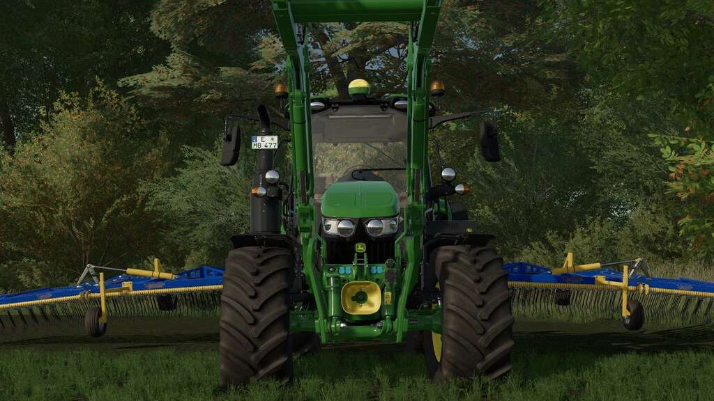 John Deere 6090M-6120M v1.0.0.0 - Farming Simulator 22 Mod